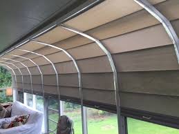 The beauty of the diy blinds process is you get exactly what you want and you can set them up our motors come preprogrammed to your specification, no professional help needed. Spring Tension Wand Shades Sheerweave Screens Sunroom Blinds House Colors Sunroom