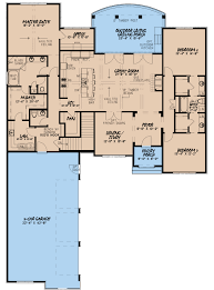 Our selection of ranch plans incorporate the best of today's innovation, styles and features. Nelson Design Group House Plan 5002 Huntcliff Manor French Country House Plan