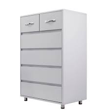 The best bedroom dressers for less than $750 hgtv. Tall Dressers For Bedroom 6 Drawer Dresser In Home Heavy Duty Mdf Chest Of Drawers Side Table Bedroom Furniture Vertical Storage Cabinet For Closet Entryway Hallway Nursery Office Gray Q14247 Walmart Com