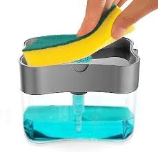 Dish Soap Dispenser Pump And Sponge
