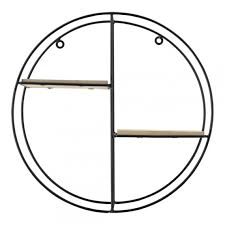 Etagere murale ronde metal detroit. Etagere Murale Bois Ronde