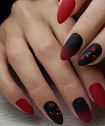 Beautiful Black And Red Nail Ideas Truly Beautiful Red And Black Nail Designs To Try This Spring Summer Styles Beat Red Nails Black Nail Designs Red Nail Designs