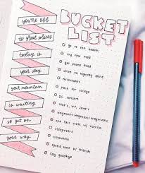 A Creative Bucket List By Ig Cclaireigraphy Bullet Journaling Ideas Bullet J Bullet Journal Notebook Bullet Journal Ideas Pages Bullet Journal Inspiration
