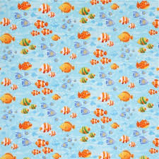 Check out our orange fish jewelry selection for the very best in unique or custom, handmade pieces from our shops. Light Blue Orange Fish Fabric Little Mermaids Kawaii Fabric Shop