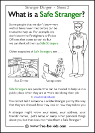 What Is A Safe Stranger Teaching Safety Summer Safety Lessons For Kids