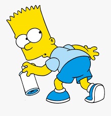Desenhos similares a homer simpson esganando bart. Simpsons Bart Spray Spraypaint Freetoedit Bart Simpson Spray Paint Free Transparent Clipart Clipartkey