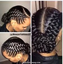 Milkmaid braids come to life when you wrap two braids around the top of your head. Two Braided Hairstyles With Material Hair Lovesmag Com
