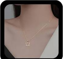 Amazon.com: Xduargs Boho CZ Trojan Horse Necklace Gold ...