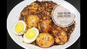 Bagi anda yang belum tau cara membuatnya anda harus membaca resep sambal kacang yang lezat dibawah ini. Resep Memasak Tahu Telur Bumbu Kacang Enak Dan Gurih Youtube