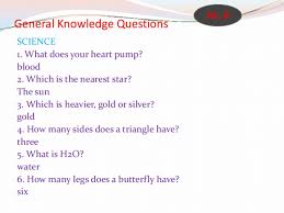 2, 3, 7, 11, and 19 are all examples of what type of number? General Knowledge Questions