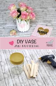 Diy Vase Zum Muttertag Muttertag Geschenke Basteln Diy Geschenke Muttertag Muttertagsgeschenk Selber Machen