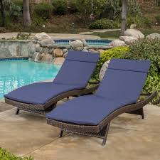 Nardi chaise will be the ideal choice for out of doors. Lakeport Outdoor Adjustable Chaise Lounge Chairs W Cushions Set Of 2 Gdfstudio
