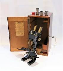 Microscopes Lab Equipment Microscope With Wooden