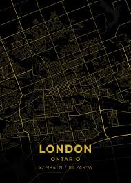 Find where is london located. London Ontario Poster By Conceptual Photography Displate