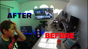 Is there a stylist in you? I Completely Remake My Kids Gaming Room Setup Transformation Video Youtube