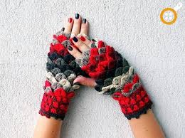 Krokodil Modeli Parmaksiz Eldiven Modelleri Orgu Eldiven Modelleri Parmaksiz Eldiven Eldiven Orgu