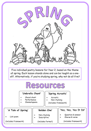 Spring Poems Lessons For Y2 Y3 Poem Lesson Poetry Lessons Spring Poem