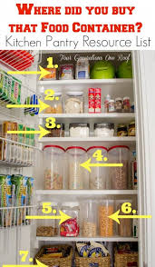 Our Container Store Food Storage Containers Resource List Storing Food Storage Pantry Makeover Food Storage