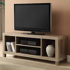 Tv Stand For 50 Inch Tv 3 Tier Multimedia Storage Stand Floor Wood Rustic Oak Wide Tv Table Mo In 2020 Tv Stand And Entertainment Center Tv Stand Designs Tv Stand Wood