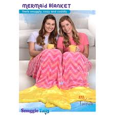 Snuggie tails keep you warm and comfy while being totally hands free. Snuggie Tails Pink Blue Mermaid Soft Cuddly Blanket Shopee Malaysia