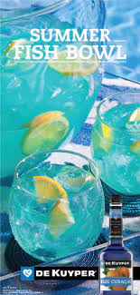 Refreshing Summer Fish Bowl Recipe Recipe Cocktail Drinks Recipes Fun Cocktails Drinks