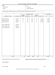 A notice is a very important form of written communication used by individuals and organisations to convey information about functions, events and occasions or to announce something that has. Stock Statement For Bank Loan And Sample Format Download Lopol Org