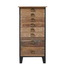 Meubles De Rangement Semainier Meuble Bois Recycle Mobilier De Salon