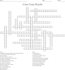 Maybe you would like to learn more about one of these? Criss Cross Puzzle Crossword Wordmint