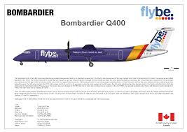 Bombardier Q400 Of Flybe Print