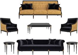 While snacks and tasty beverages aren't exactly a problem by themselves, a lack of a sturdy surface to. Casa Padrino Luxury Baroque Living Room Set Gold Black Antique Gold 2 Sofas 2 Armchairs 1 Coffee Table 2 Side Tables Living Room Furniture In Baroque Style Noble Baroque Furniture
