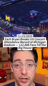 Zach Bryan Sets Concert Attendance Record at Michigan