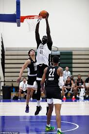 Seven Foot Seven Nba Hopeful Tacko Fall Sets Pre Draft Size Records In 2020 Fall Sets Nba Sports Photography