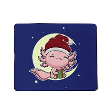 Christmas Cute Axolotl Kawaii Japanese Anime Manga Santa Mousepad |  TeeShirtPalace