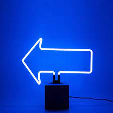 Neon Arrow Sign Neon Light Signs Neon Lighting Neon
