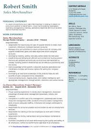 Choose the right resume format and make sure your resume looks professional. Merchandiser Resume Sample Pdf June 2021