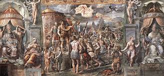 Battle between constantine and maxentius.jpg 506 × 700; Roman History On Twitter Today 312ad Roman Emperor Constantine The Great Is Said To Have Received His Famous Vision Of The Cross At The Battle Of The Milvian Bridge Roman Emperor Constantine
