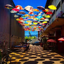 gerold chuchi casual burger spot in zurich with umbrella outdoor seating umbrella outdoor places to see zurich