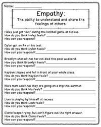 Empathy Worksheets Free Teaching Empathy Social Skills Lessons Social Emotional Skills