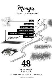 Manga procreate brushes & anime (editor's choice) create by delightful design, the manga procreate brushes & anime kit collects all the tools you'll need to create manga or even create anime characters of your own. 48 Manga Tones Essential Procreate Brushes Digital Brushes Comic Manga Drawing Brushes Procreate Illustrator Brushes Manga