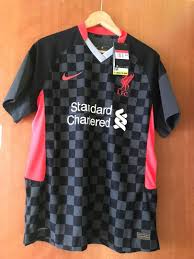 Our chequered flags are a familiar sight… now they've inspired the design of our new third kit. Liverpool Fc Vapor 20 21 Ss 3rd Kit Men Size L Sports Sports Apparel On Carousell