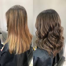If you've gone from dark to light, you may already have brassy tones in your hair. Hair Jungle Rich Chocolate This Lovely Customer Came In With Brassy Blonde Hair Wanting It Darker But Still Warm So Hair Jungle Stylist Chelsea Wove Through A Dark Gold Pearl To