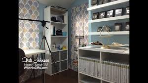Get a free tools organizing guide to help organize the larger tools in your craft room. Small And Budget Friendly Craft Room Youtube