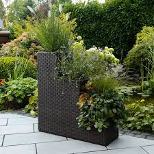 Outdoor Rattan Pflanztreppe La Scala 3 Stufig Pflanzen Pflanztreppe Garten