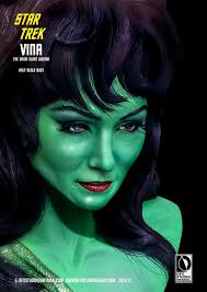 Here is a first look at my finished 1/2 bust of actress Susan Oliver as the  Orion Slave girl (woman) Vina from the pilot Star Trek TV episode 'The Cage  from 1966.