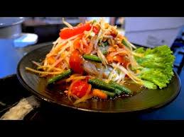Pad Thai Recipe From Award Winning Ying Thai 2 Restaurant Youtube Salad Recipes Papaya Salad Recipes