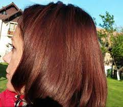 Inoa 4 15 Brown Ash Mahogany Who Said Brown Was Boring The Ash 1 Is Visible Indoors And The Red Violet 5 Outdoors Long Hair Styles Hair Color Hair
