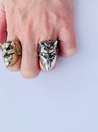 Nameless Ghoul Of Ghost Ring Sterling Silver Etsy
