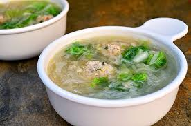 Sotanghon At Bola Bola Soup Recipe Meatball Soup Recipes Chicken Sotanghon Soup Cellophane Noodles