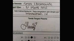 Kelewat kreatif 8 jawaban kocak soal ujian ini bikin gagal paham citizen6 liputan6 com. Lembar Jawaban Soal Ujian Murid Smp Ini Bikin Ngakak Halaman All Tribun Sumsel