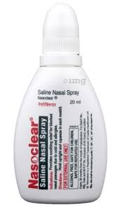 Nasoclear Saline Nasal Spray Buy Bottle Of 20 Ml Nasal Spray At Best Price In India 1mg
